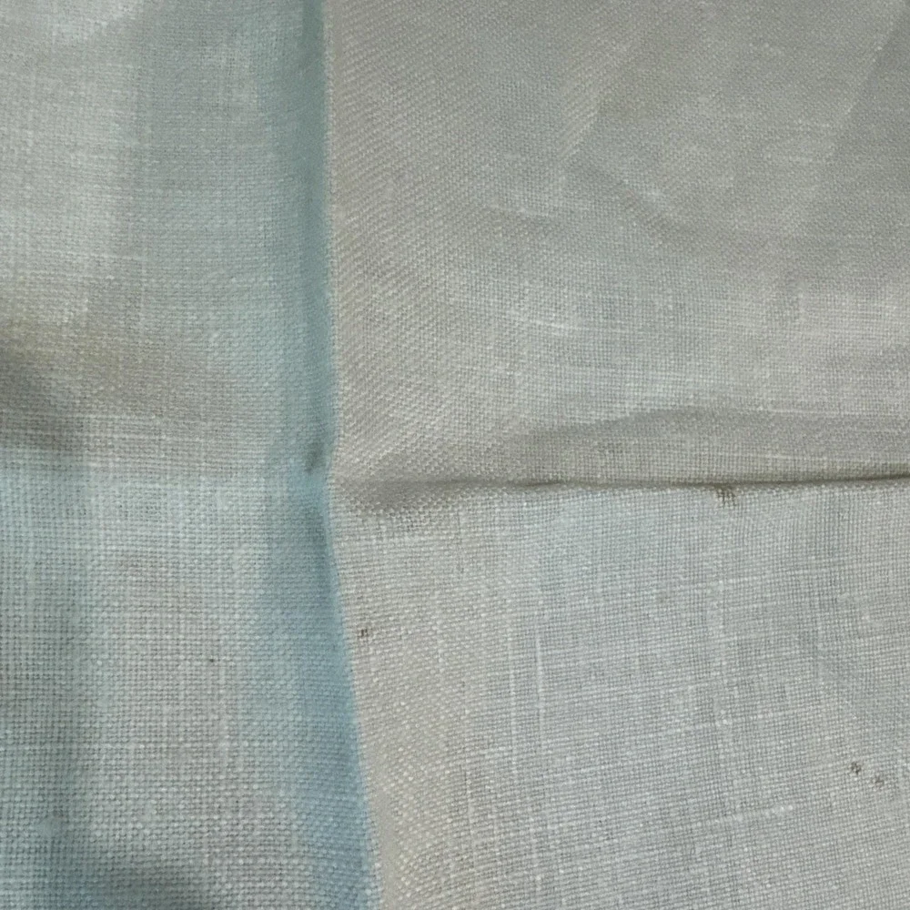 6 Vintage Linen Napkins ‎ Tone on Tone Embroidered Floral Tulip Farmhouse table